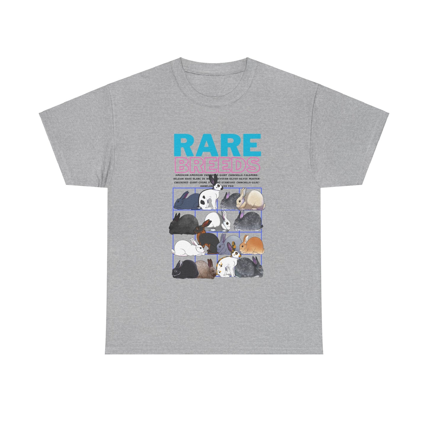 rare breed rabbit Unisex Heavy Cotton Tee