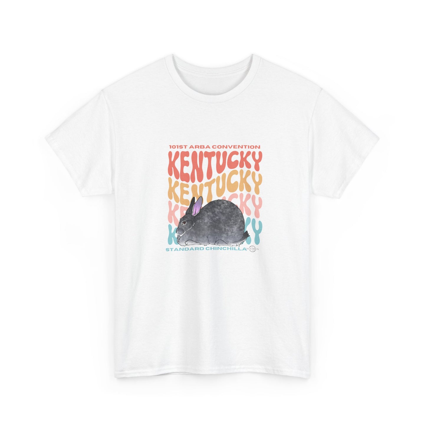 Standard Chinchilla Kentucky Unisex Heavy Cotton Tee