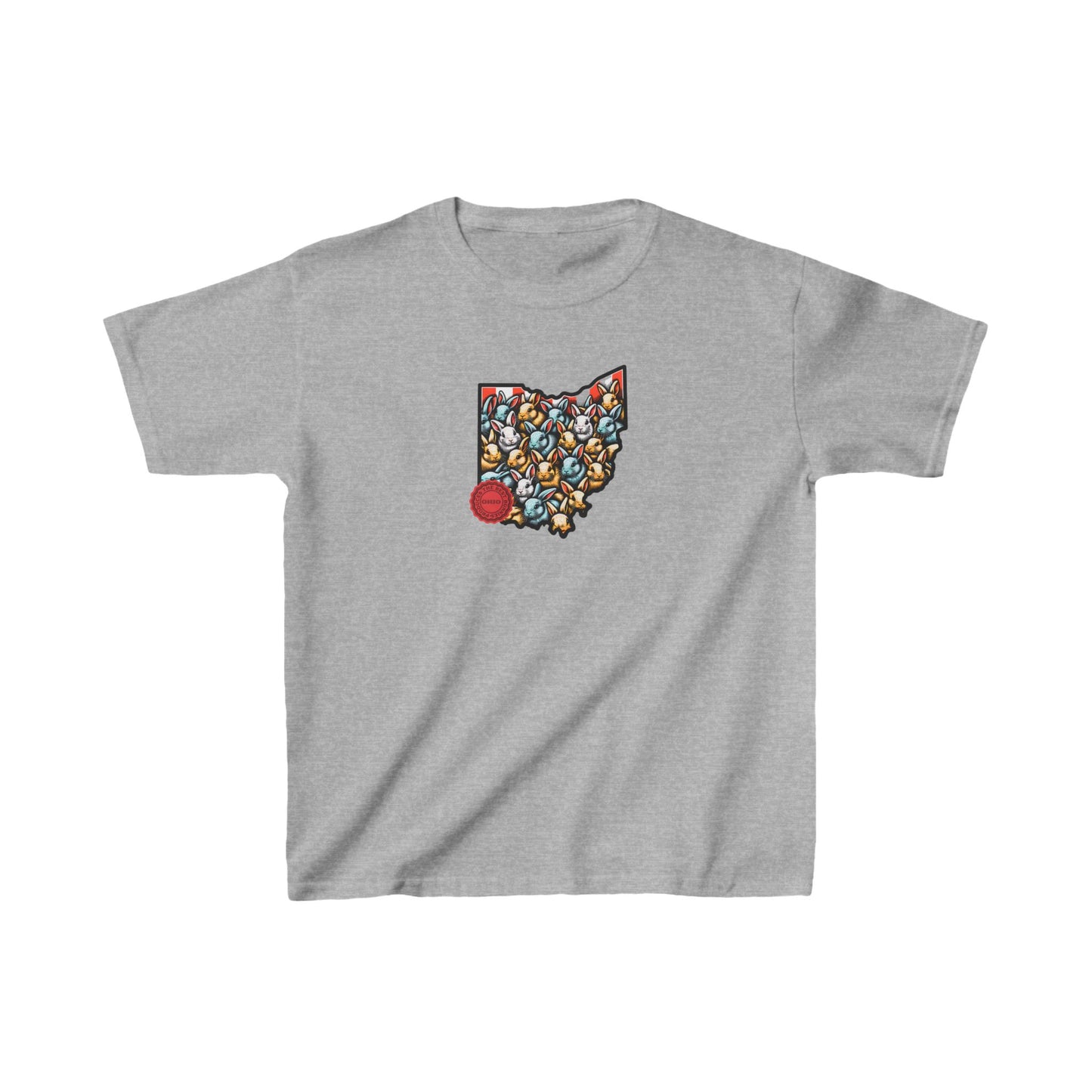 ohio produces the best rabbits Kids Heavy Cotton™ Tee