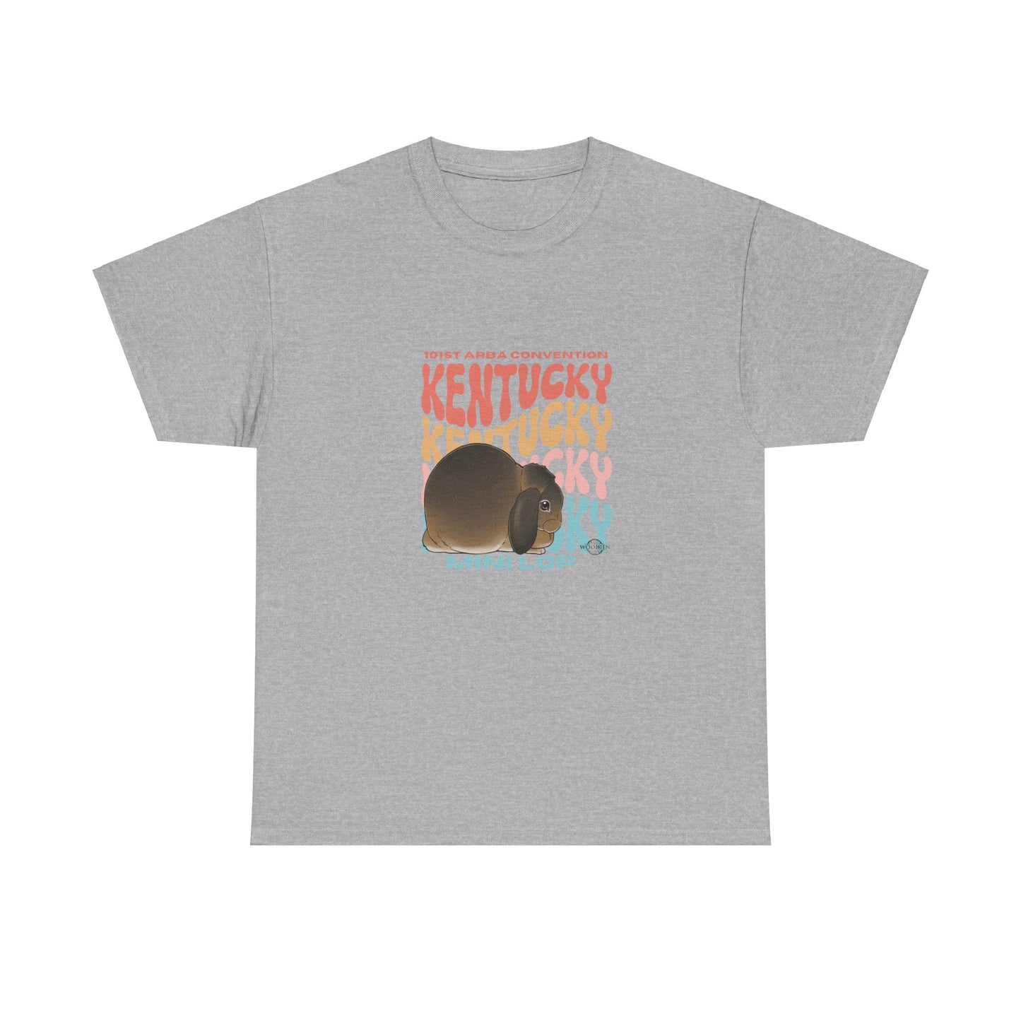 Mini Lop Kentucky Unisex Heavy Cotton Tee