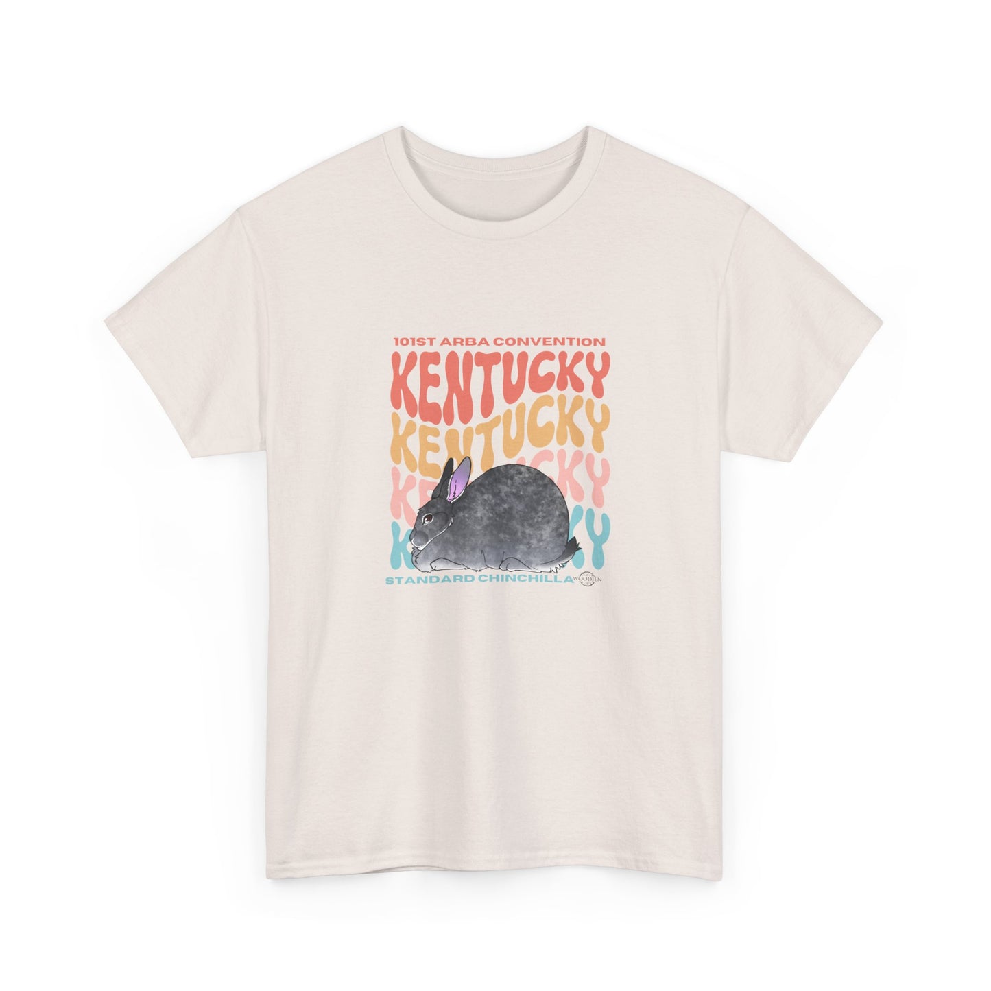 Standard Chinchilla Kentucky Unisex Heavy Cotton Tee