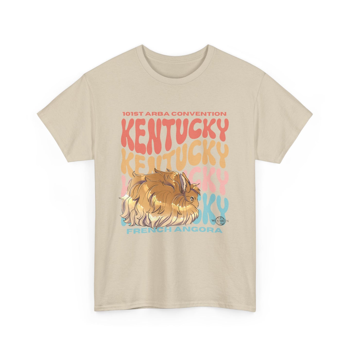 French Angora Kentucky Unisex Heavy Cotton Tee