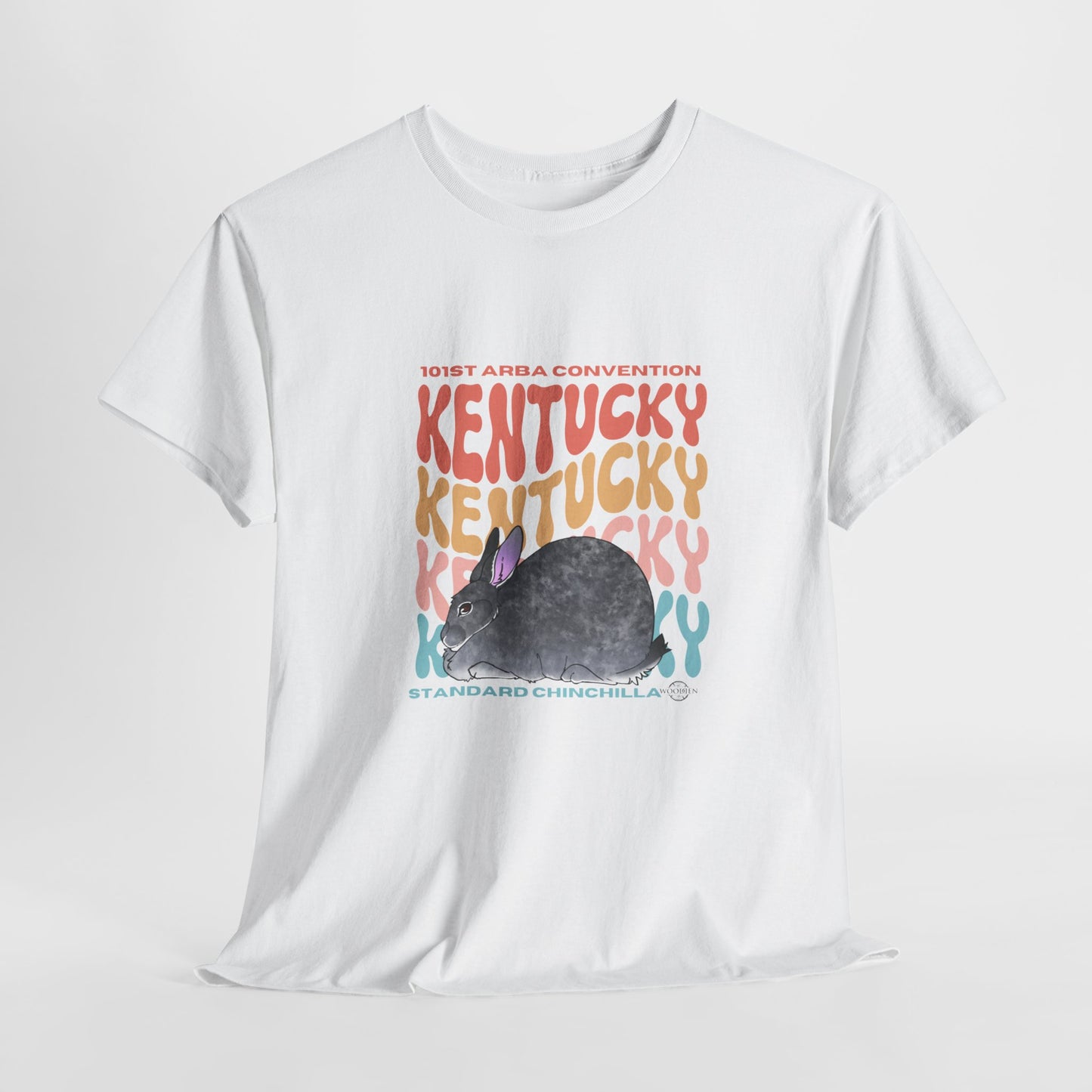 Standard Chinchilla Kentucky Unisex Heavy Cotton Tee