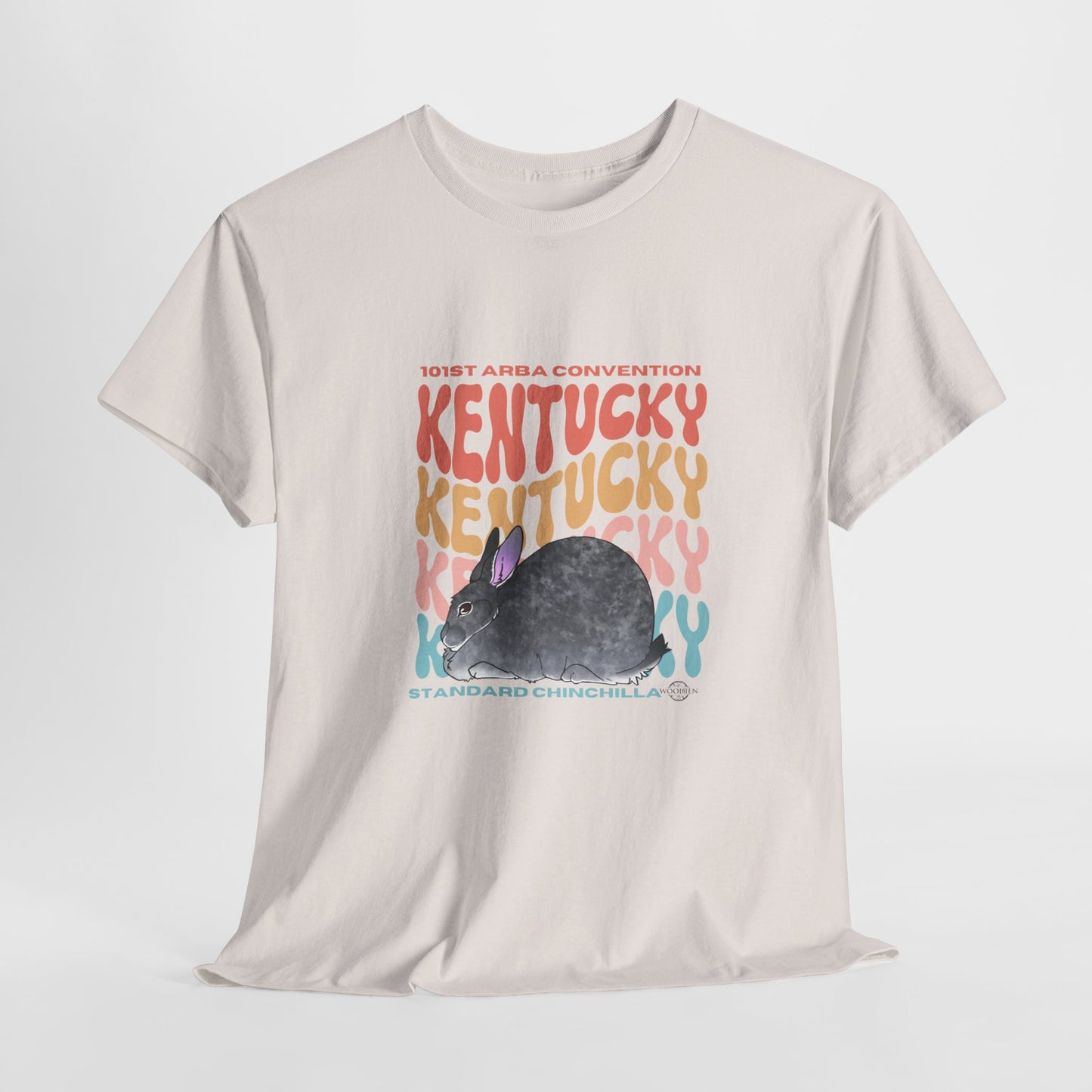 Standard Chinchilla Kentucky Unisex Heavy Cotton Tee