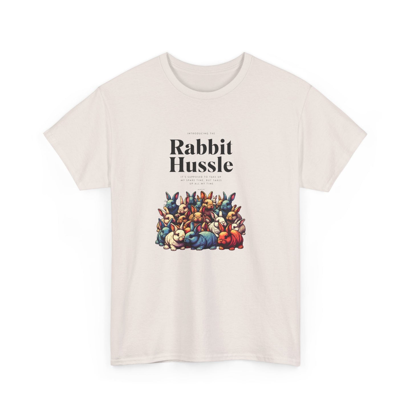 Rabbit Hussle Unisex Heavy Cotton Tee