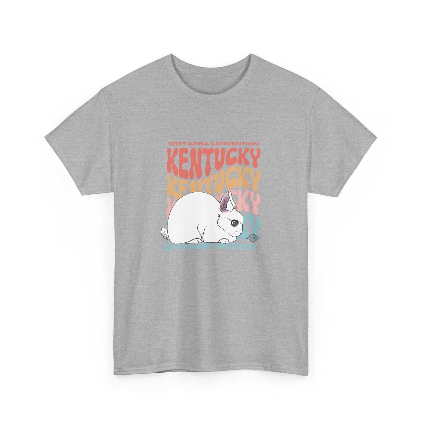 Dwarf Hotot Kentucky Unisex Heavy Cotton Tee