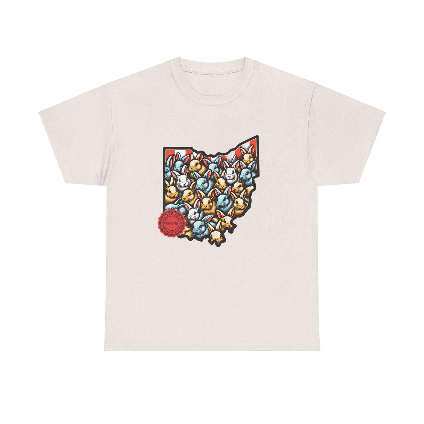 Ohio Produces the best bunnies Unisex Heavy Cotton Tee