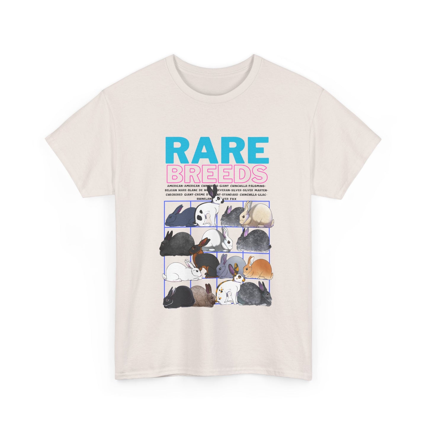 rare breed rabbit Unisex Heavy Cotton Tee