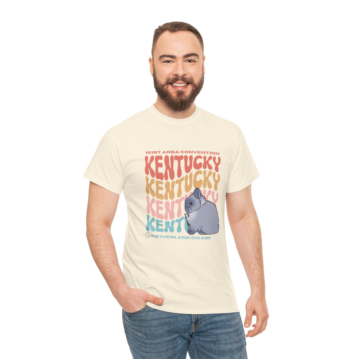 Netherland Dwarf Kentucky Unisex Heavy Cotton Tee