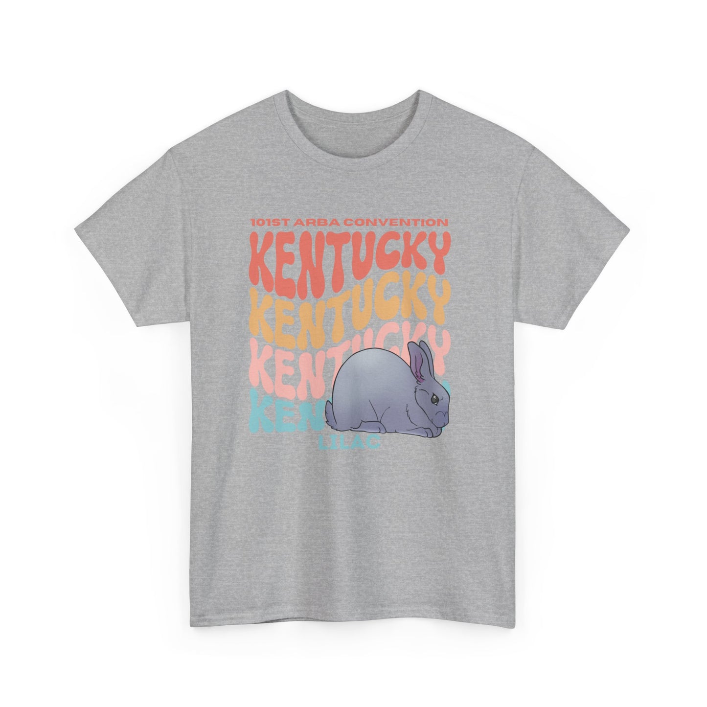 Lilac rabbit 101st convention Unisex Heavy Cotton Tee