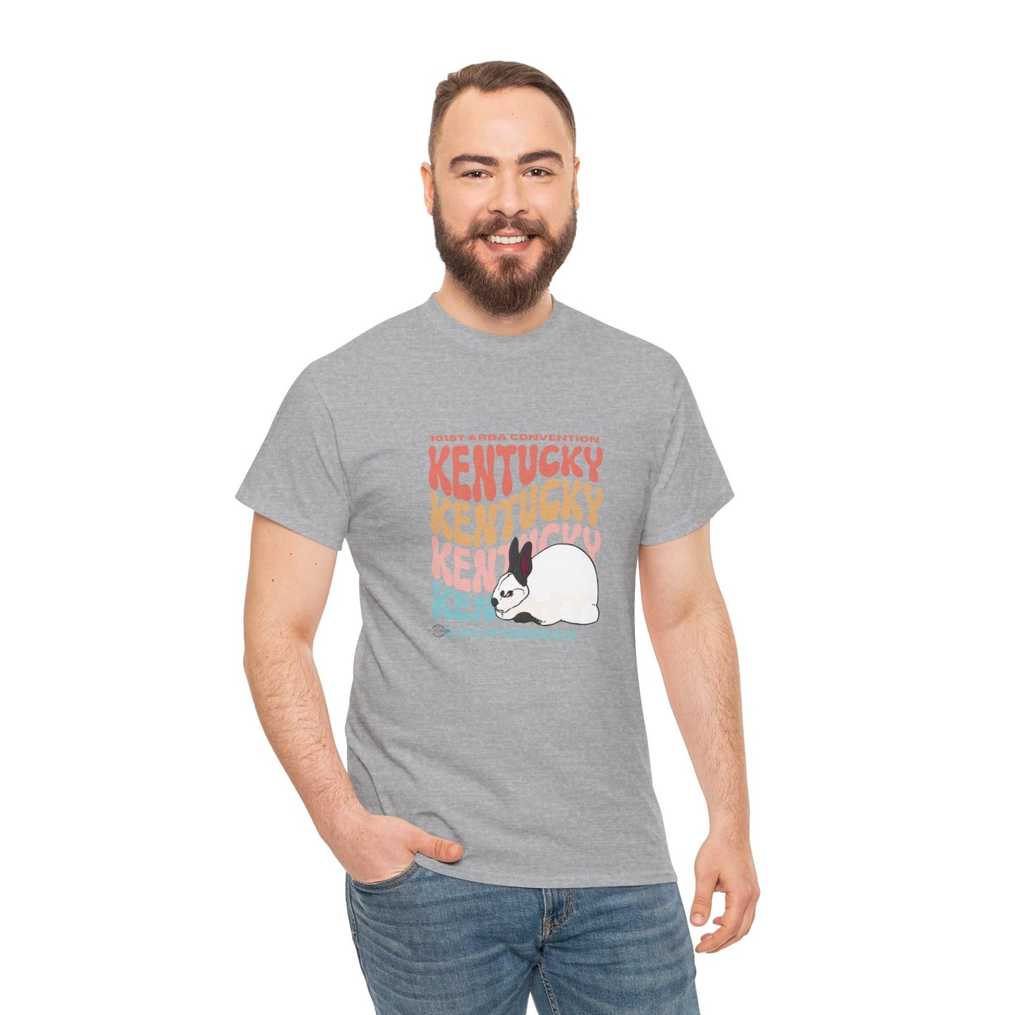 Californian rabbit Unisex Heavy Cotton Tee