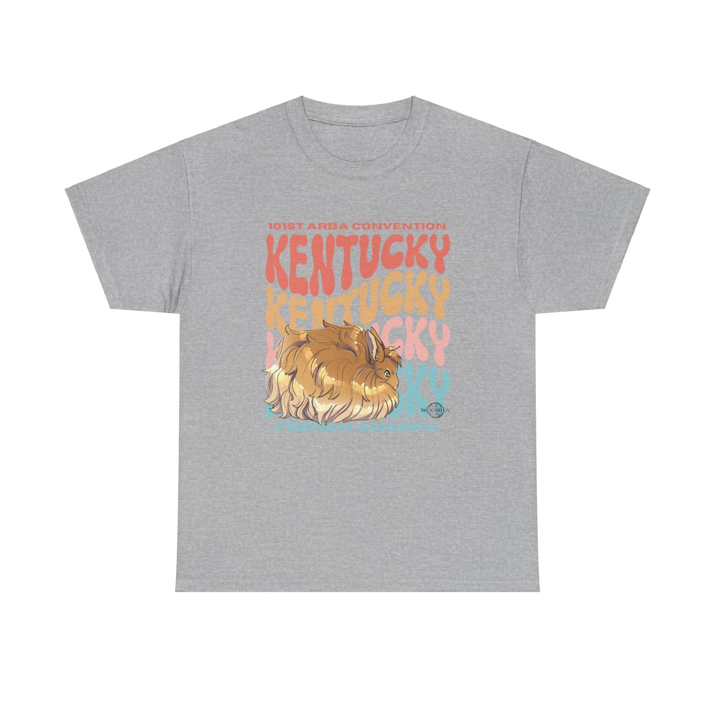 French Angora Kentucky Unisex Heavy Cotton Tee