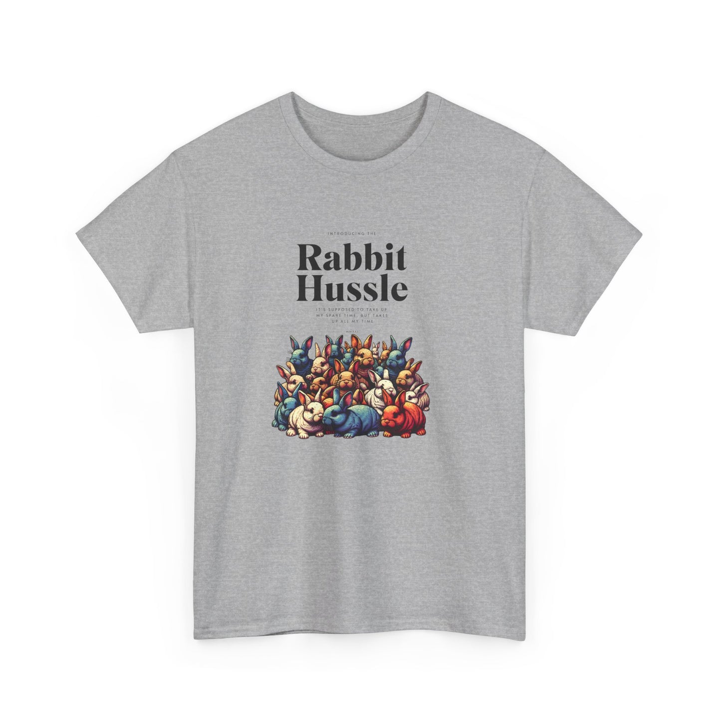 Rabbit Hussle Unisex Heavy Cotton Tee