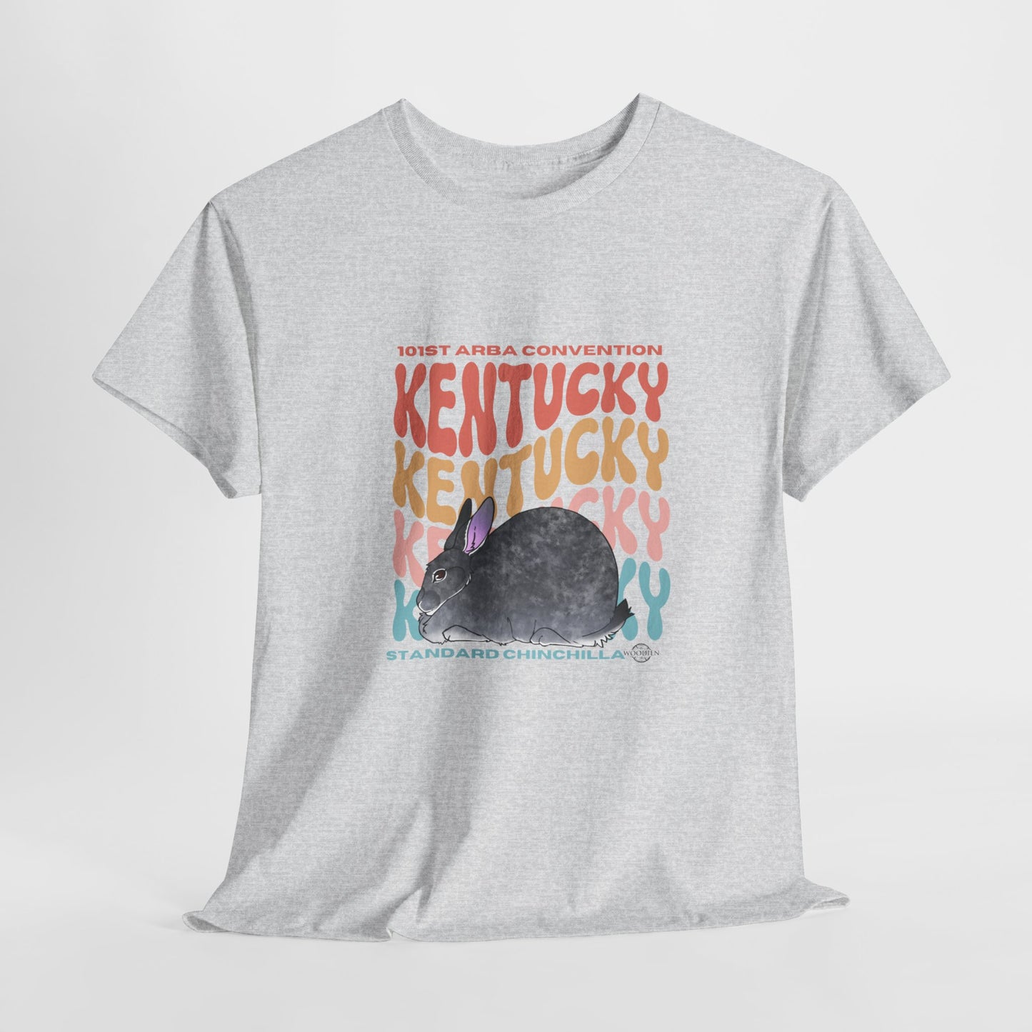 Standard Chinchilla Kentucky Unisex Heavy Cotton Tee