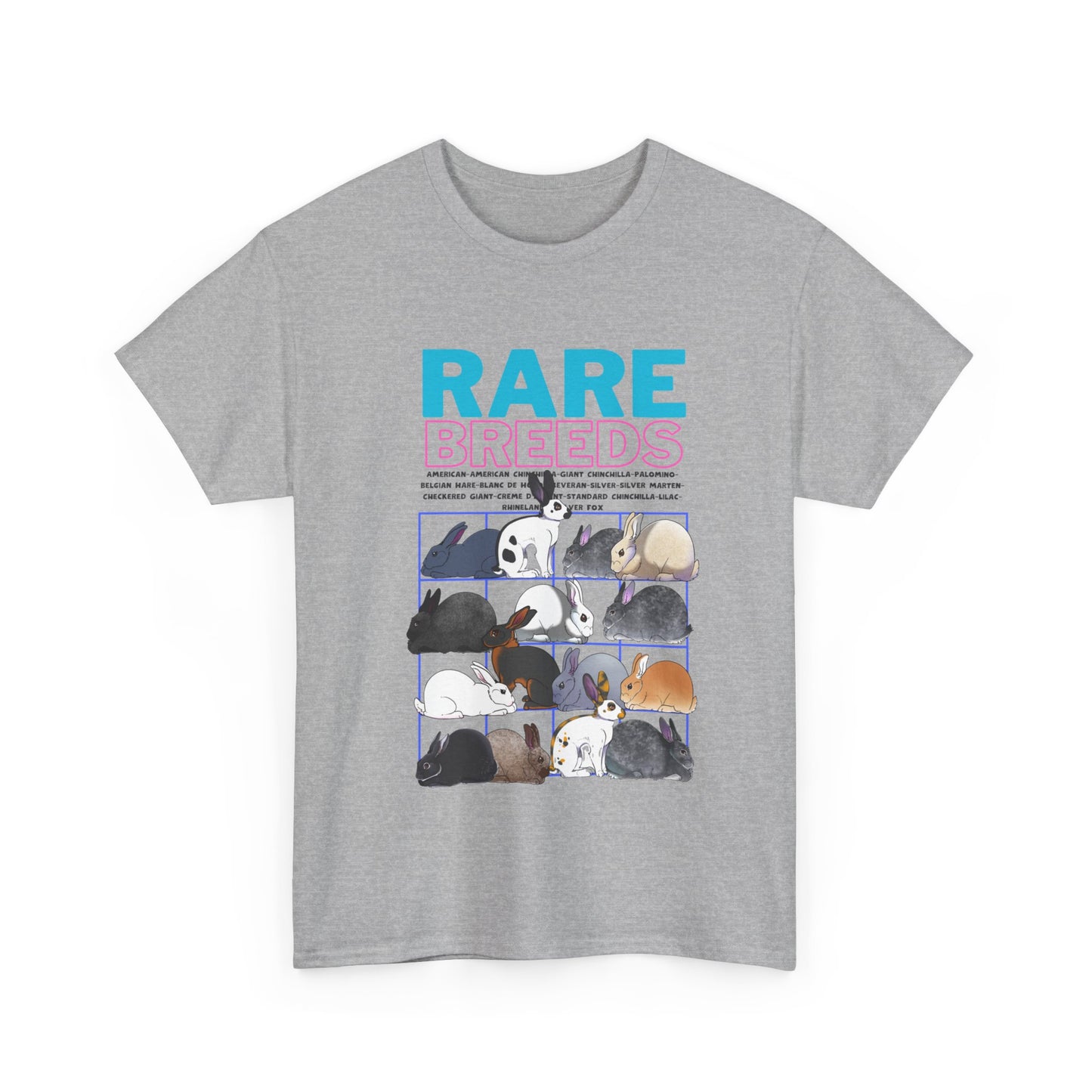 rare breed rabbit Unisex Heavy Cotton Tee