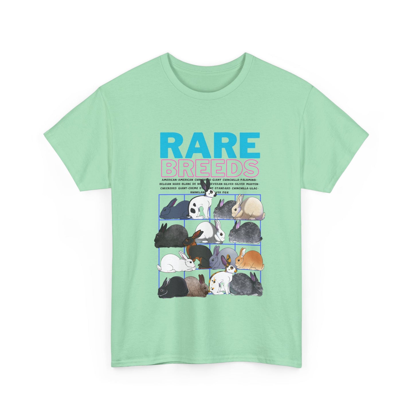 rare breed rabbit Unisex Heavy Cotton Tee