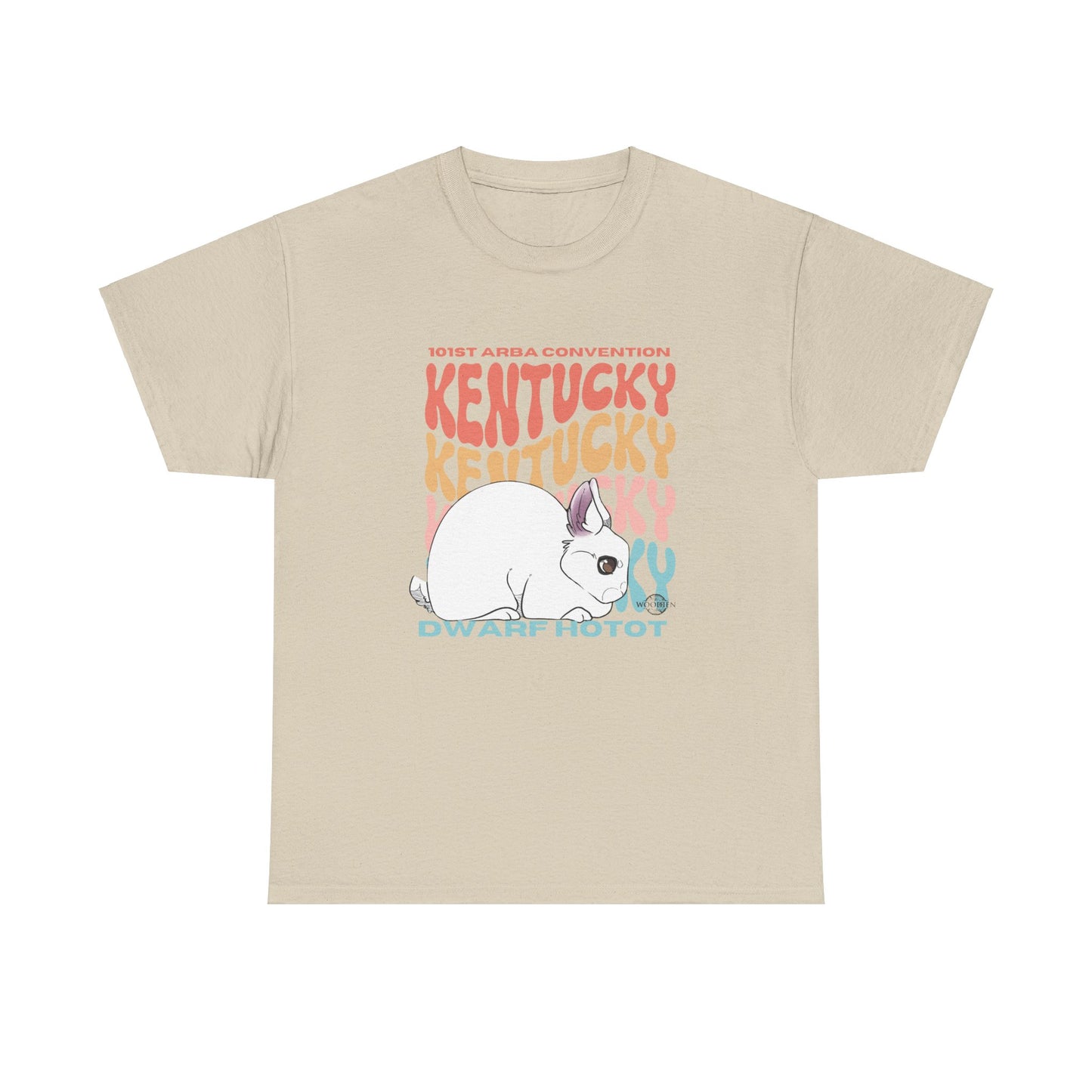 Dwarf Hotot Kentucky Unisex Heavy Cotton Tee