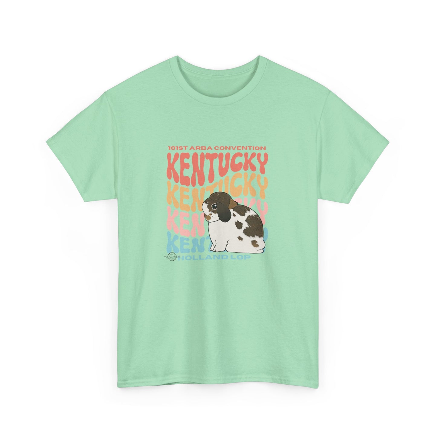 Holland Lop Kentucky Unisex Heavy Cotton Tee