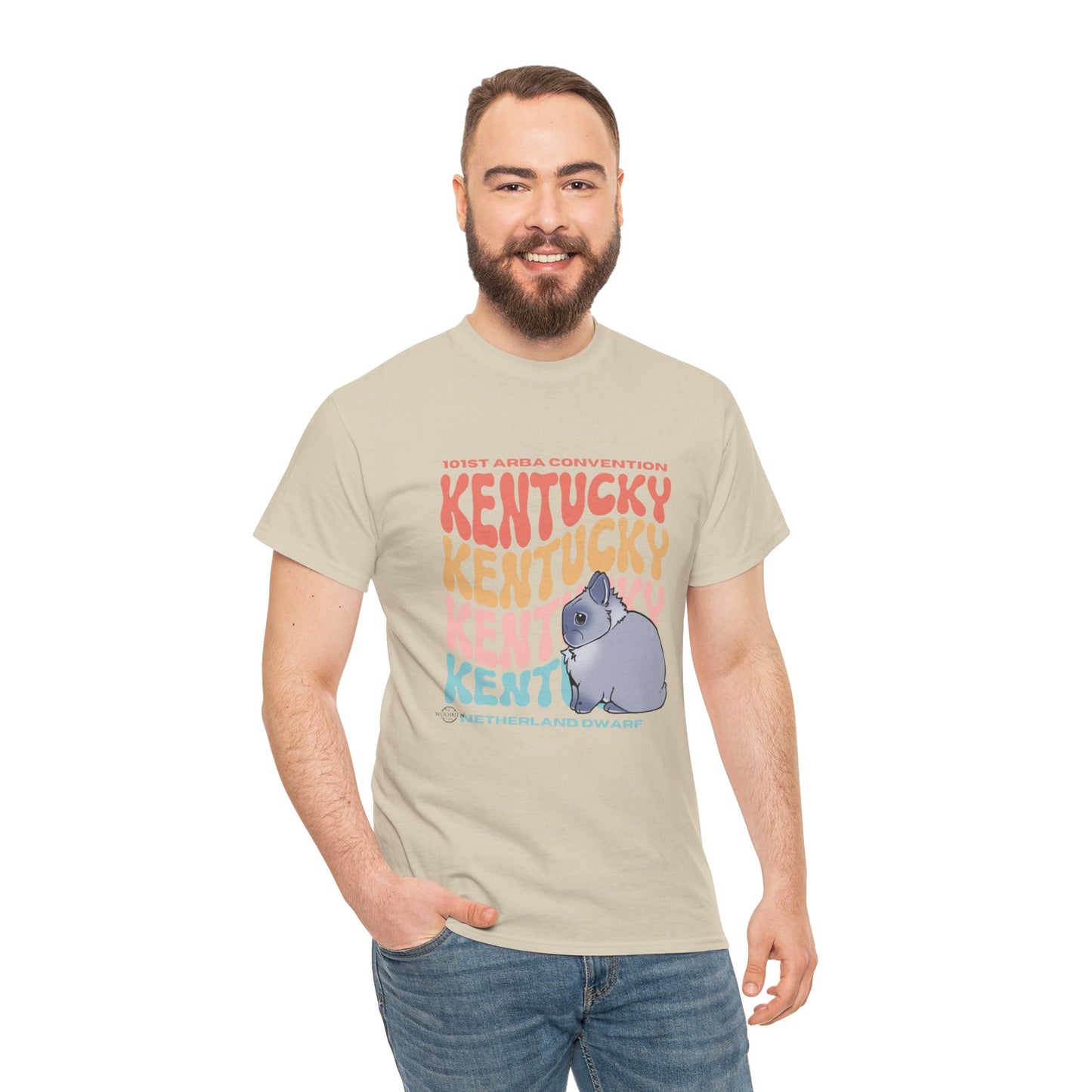 Netherland Dwarf Kentucky Unisex Heavy Cotton Tee