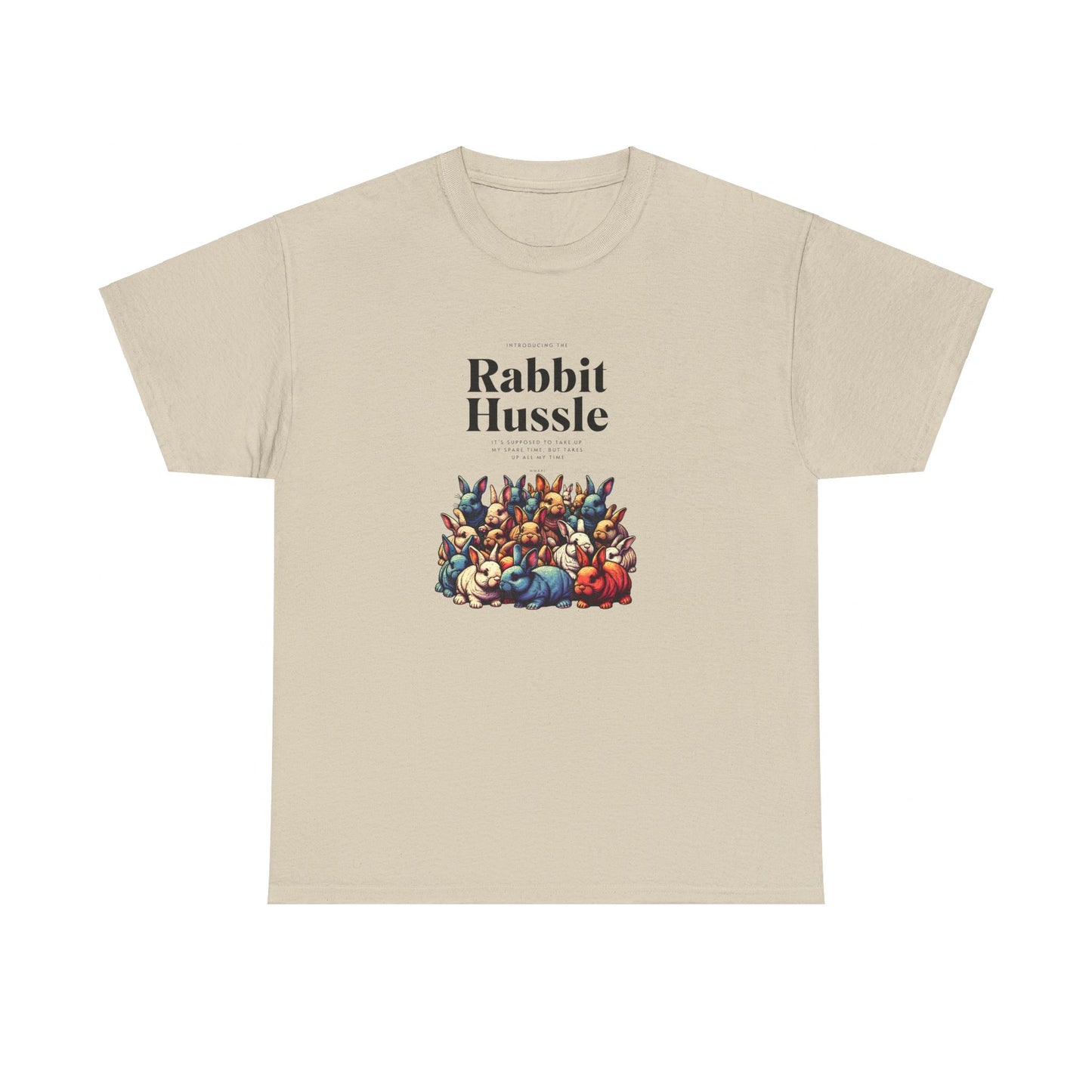 Rabbit Hussle Unisex Heavy Cotton Tee