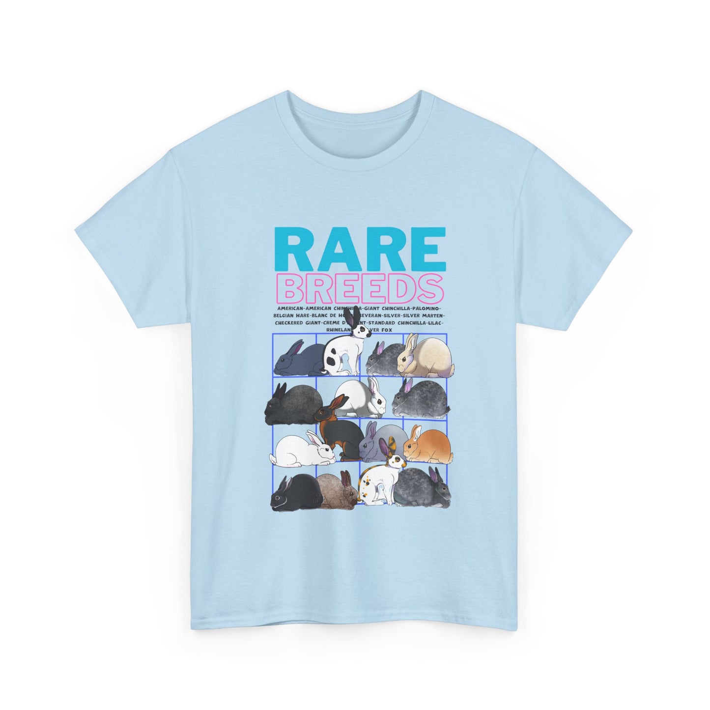 rare breed rabbit Unisex Heavy Cotton Tee