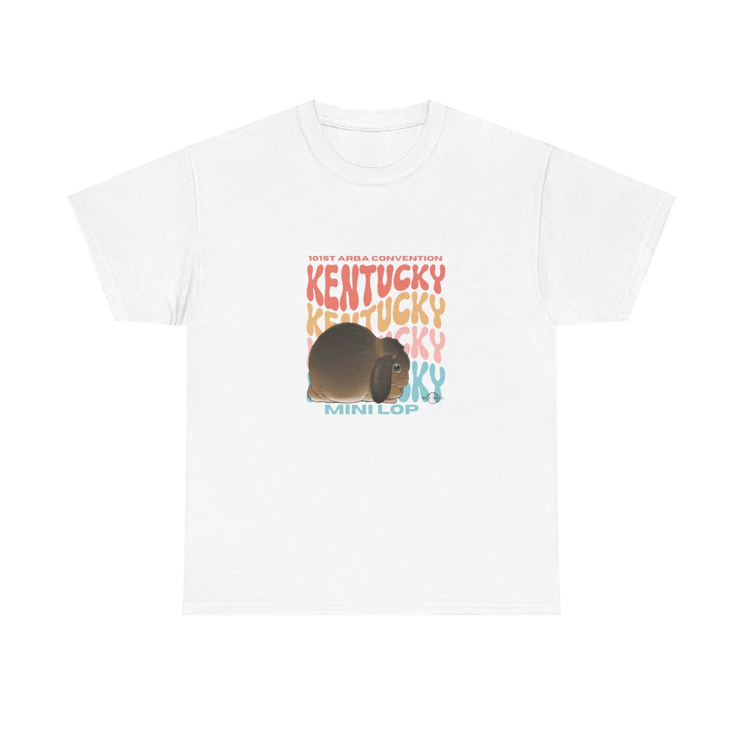 Mini Lop Kentucky Unisex Heavy Cotton Tee