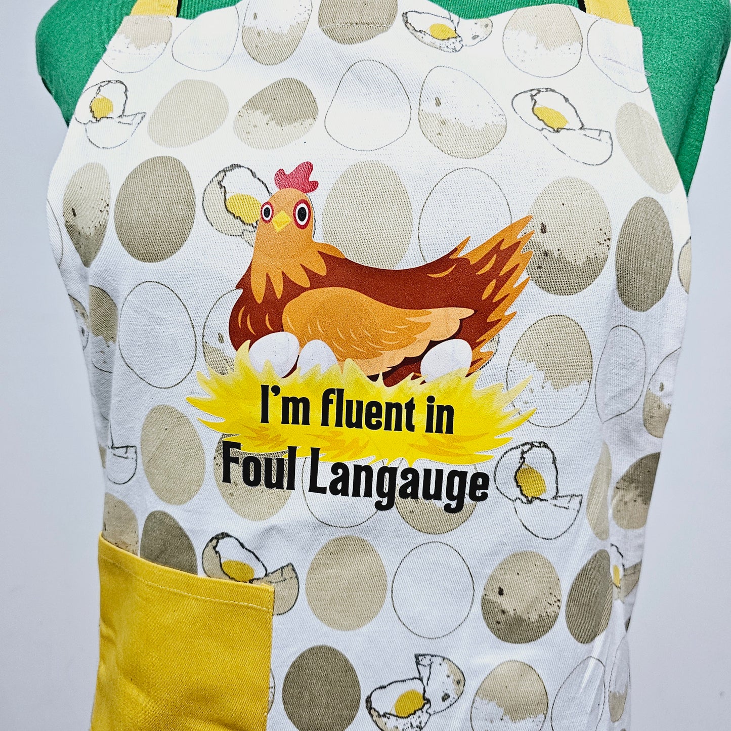 Foul Laungage skirted chicken apron