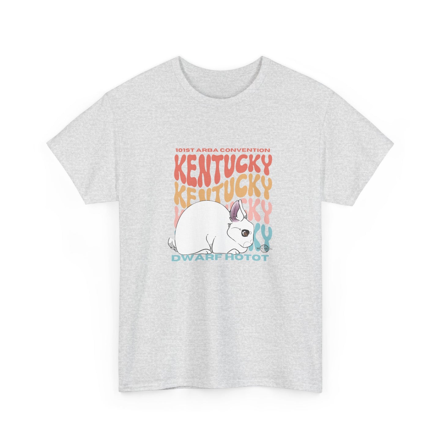 Dwarf Hotot Kentucky Unisex Heavy Cotton Tee