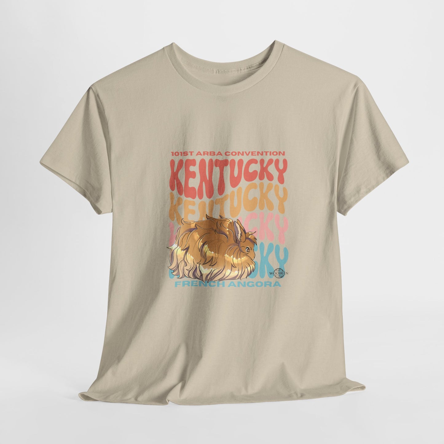 French Angora Kentucky Unisex Heavy Cotton Tee