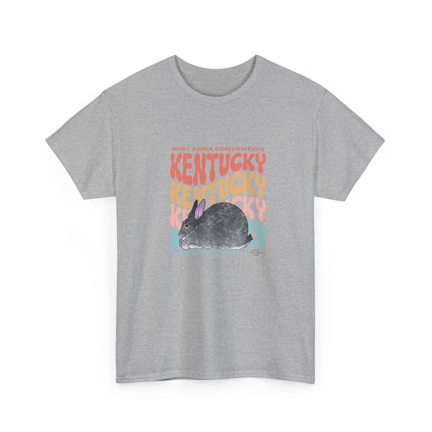 Standard Chinchilla Kentucky Unisex Heavy Cotton Tee