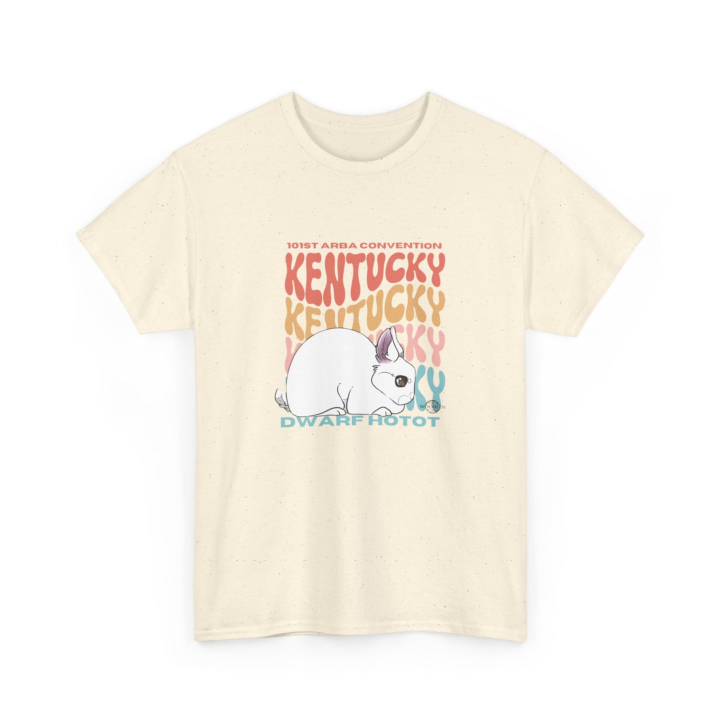 Dwarf Hotot Kentucky Unisex Heavy Cotton Tee