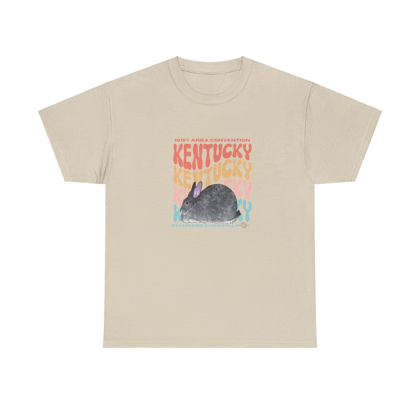 Standard Chinchilla Kentucky Unisex Heavy Cotton Tee