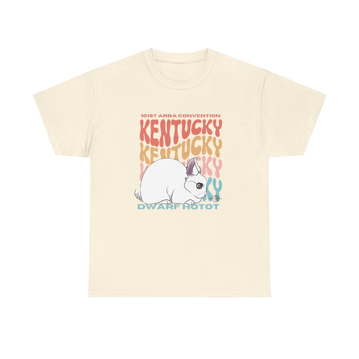 Dwarf Hotot Kentucky Unisex Heavy Cotton Tee