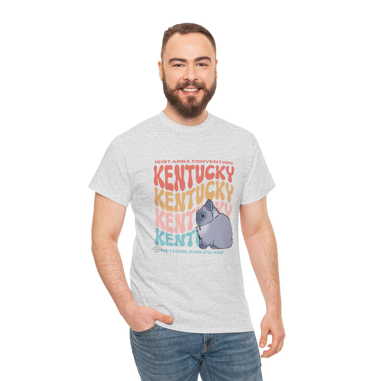 Netherland Dwarf Kentucky Unisex Heavy Cotton Tee