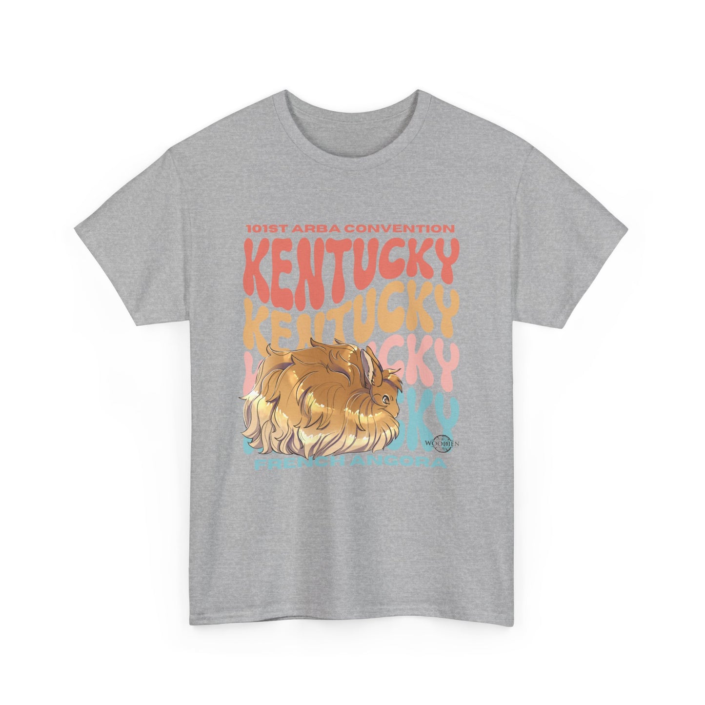 French Angora Kentucky Unisex Heavy Cotton Tee