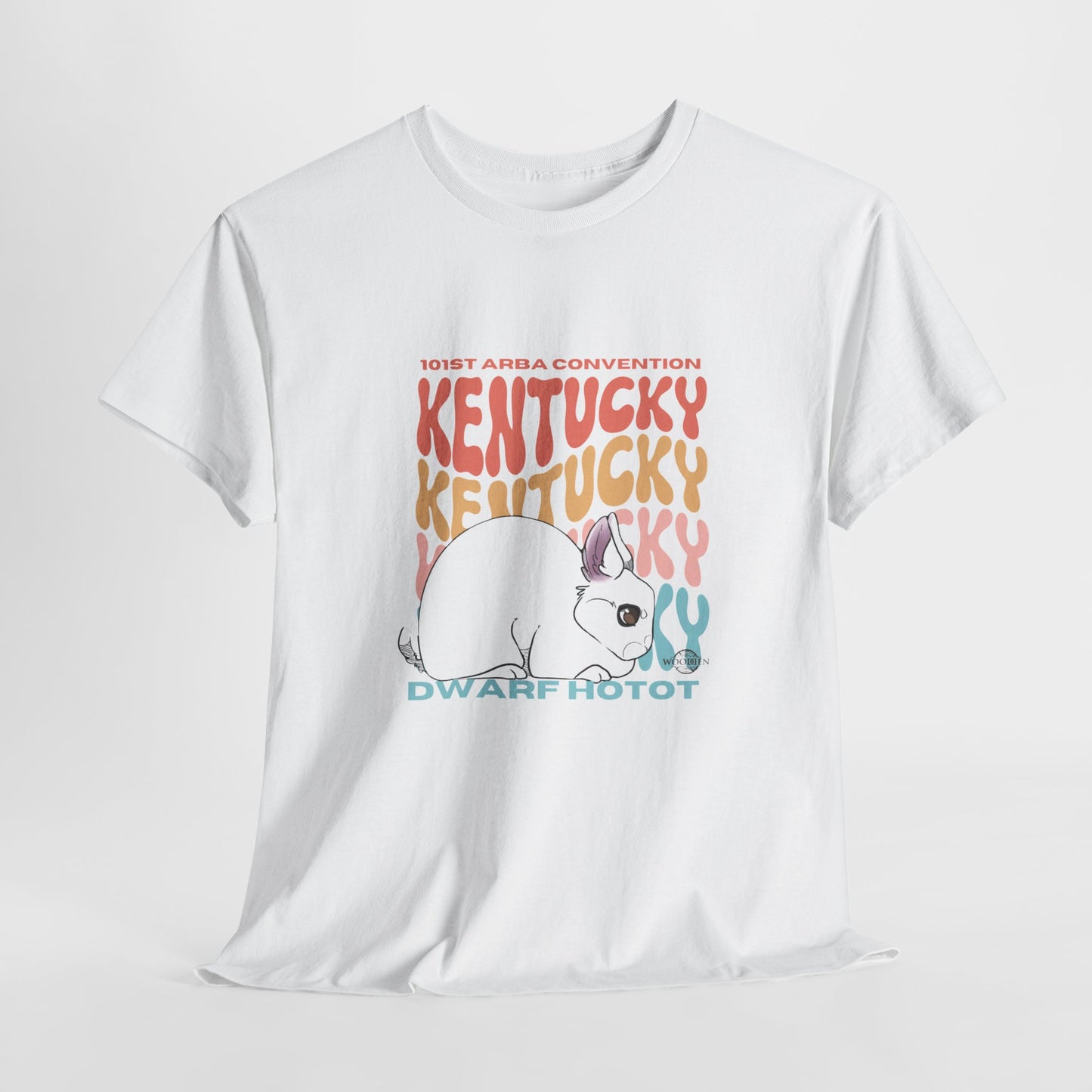 Dwarf Hotot Kentucky Unisex Heavy Cotton Tee