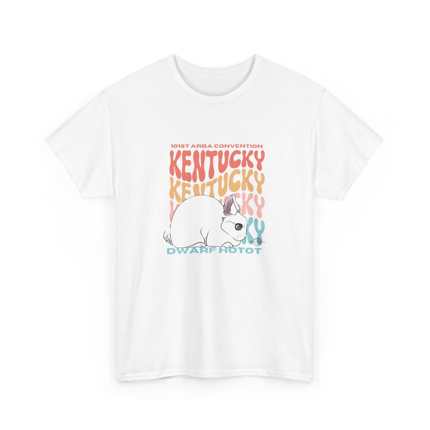 Dwarf Hotot Kentucky Unisex Heavy Cotton Tee