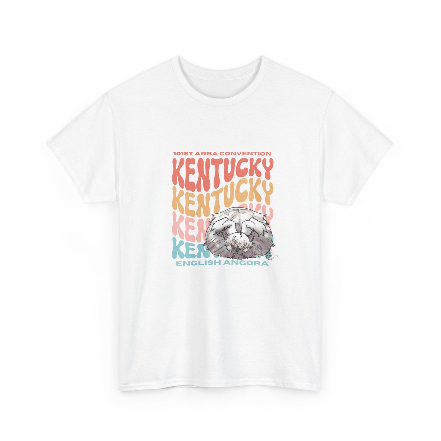 English Angora Kentucky Unisex Heavy Cotton Tee