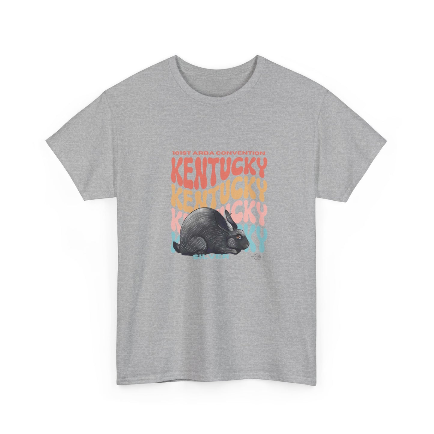 Silver Kentucky Unisex Heavy Cotton Tee