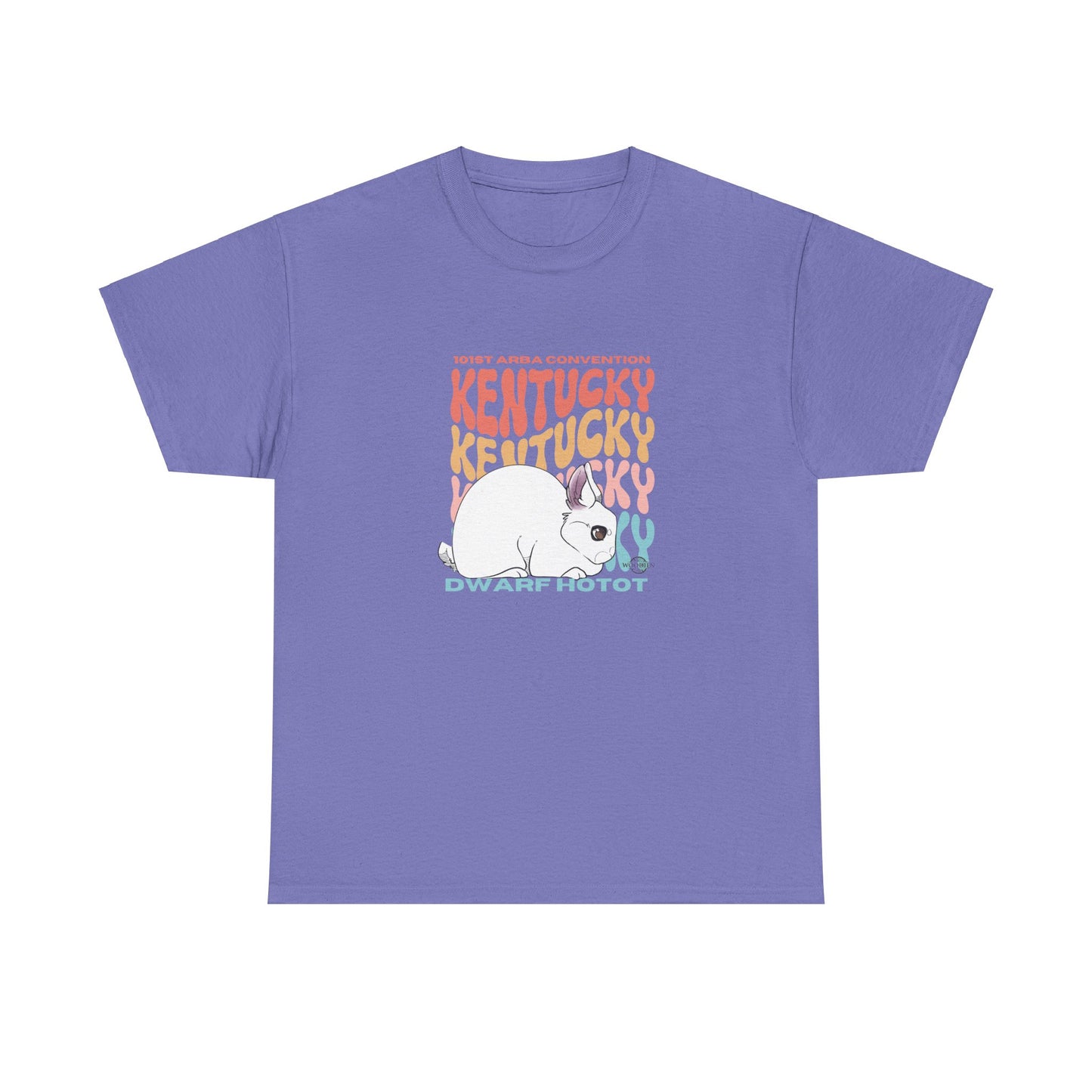 Dwarf Hotot Kentucky Unisex Heavy Cotton Tee