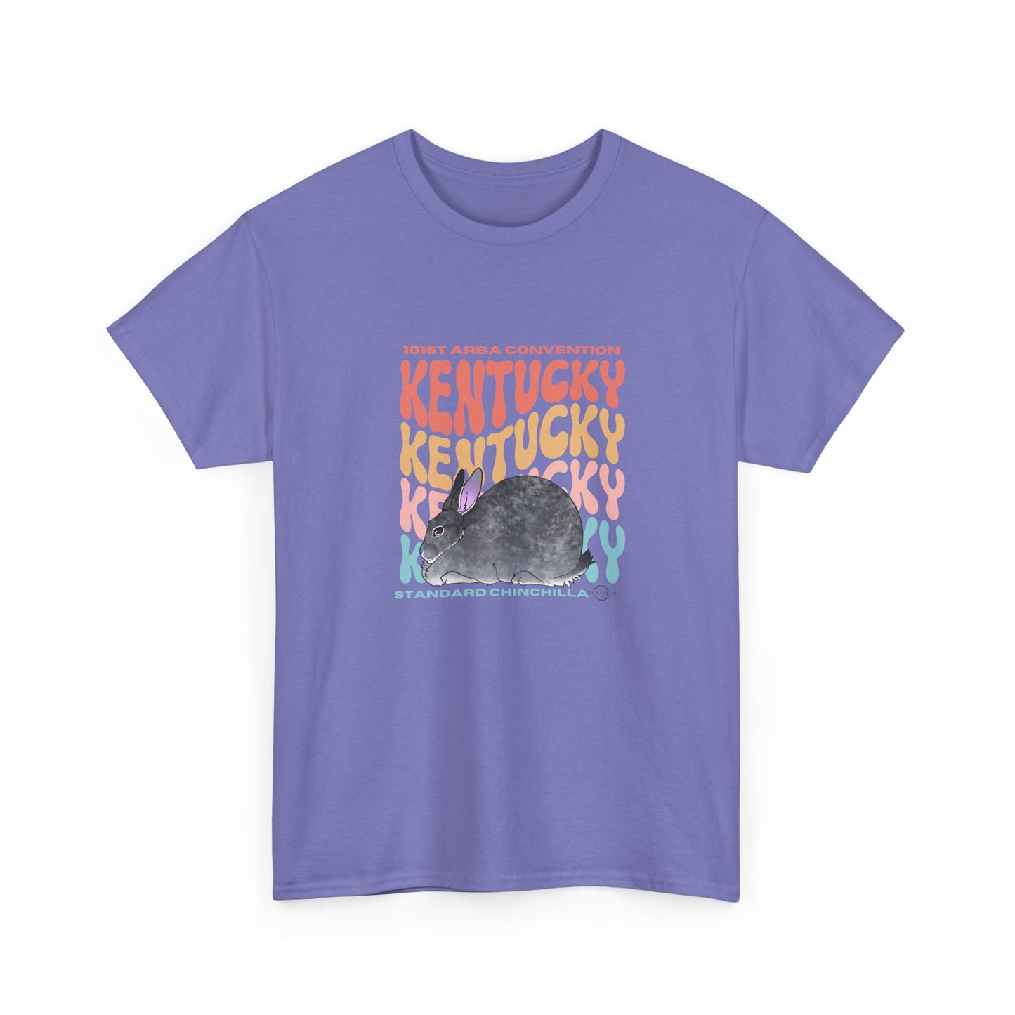 Standard Chinchilla Kentucky Unisex Heavy Cotton Tee