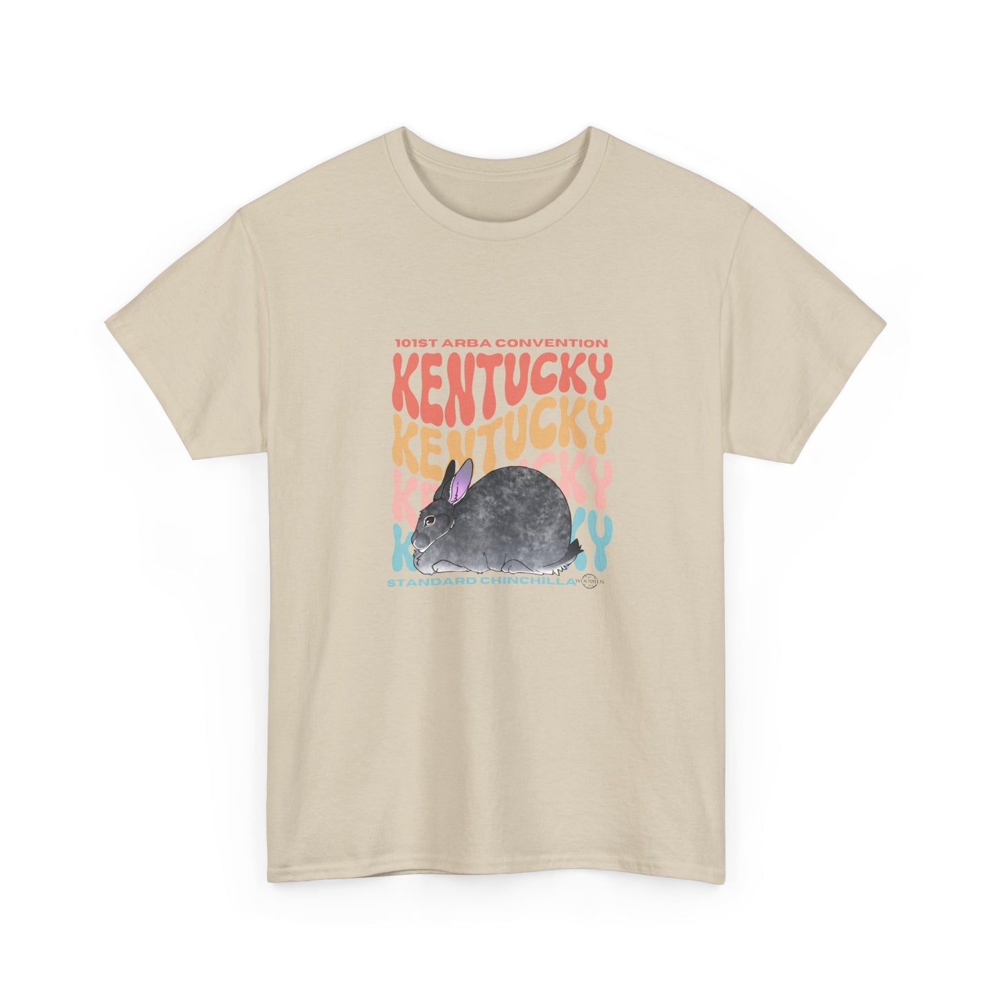 Standard Chinchilla Kentucky Unisex Heavy Cotton Tee