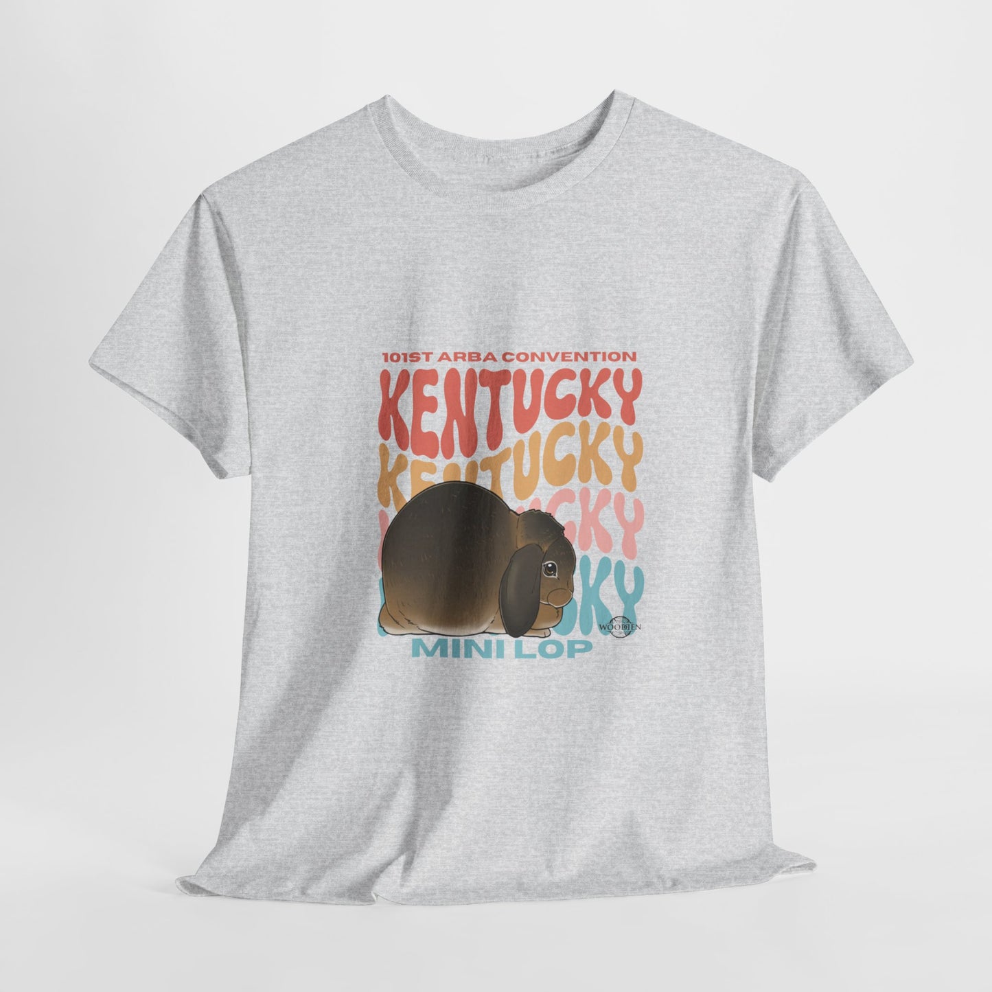 Mini Lop Kentucky Unisex Heavy Cotton Tee