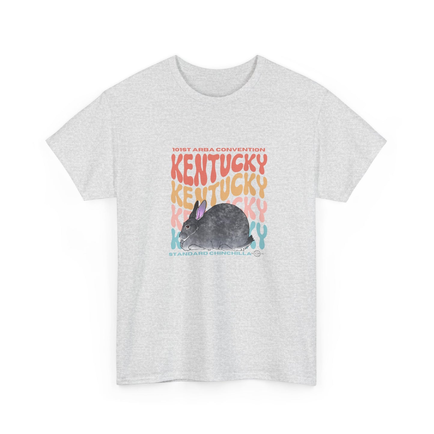 Standard Chinchilla Kentucky Unisex Heavy Cotton Tee