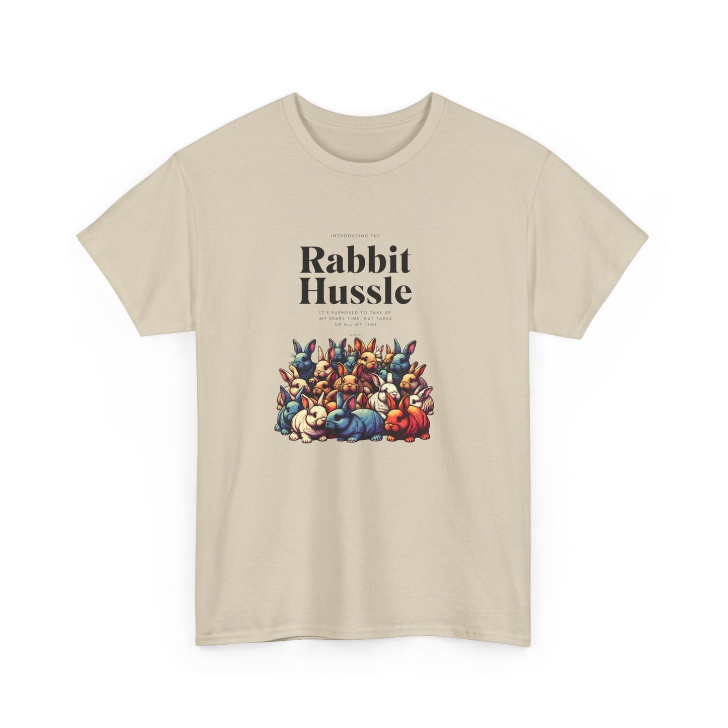 Rabbit Hussle Unisex Heavy Cotton Tee