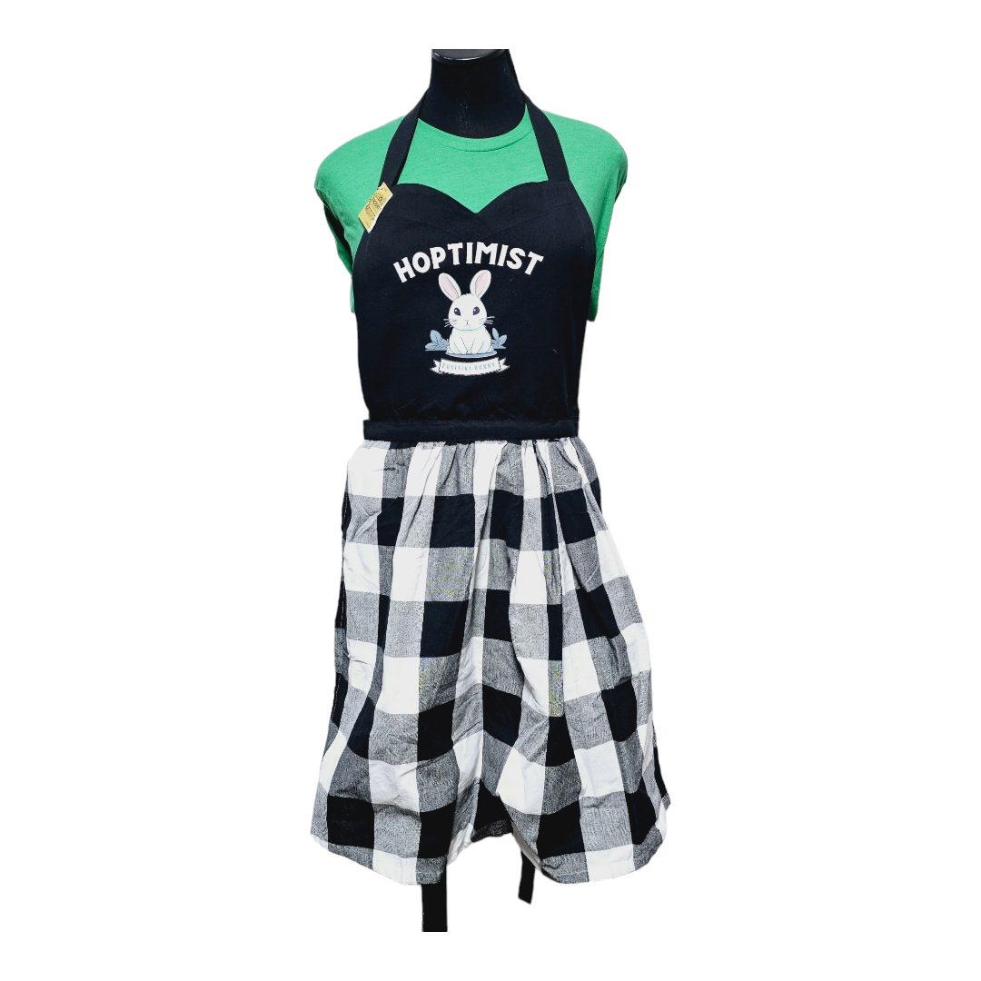 Rockabilly hoptimist sweetheart neckline skirted apron