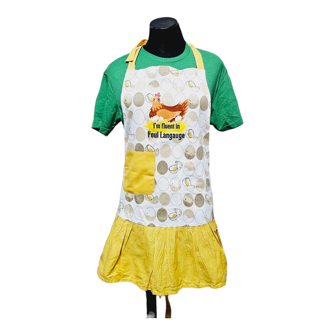 Foul Laungage skirted chicken apron