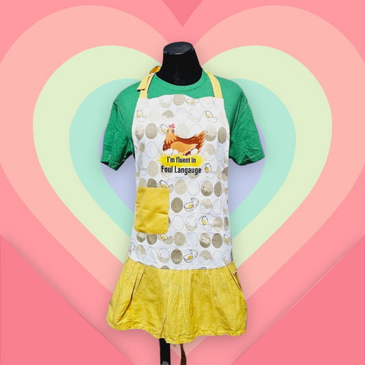 Foul Laungage skirted chicken apron