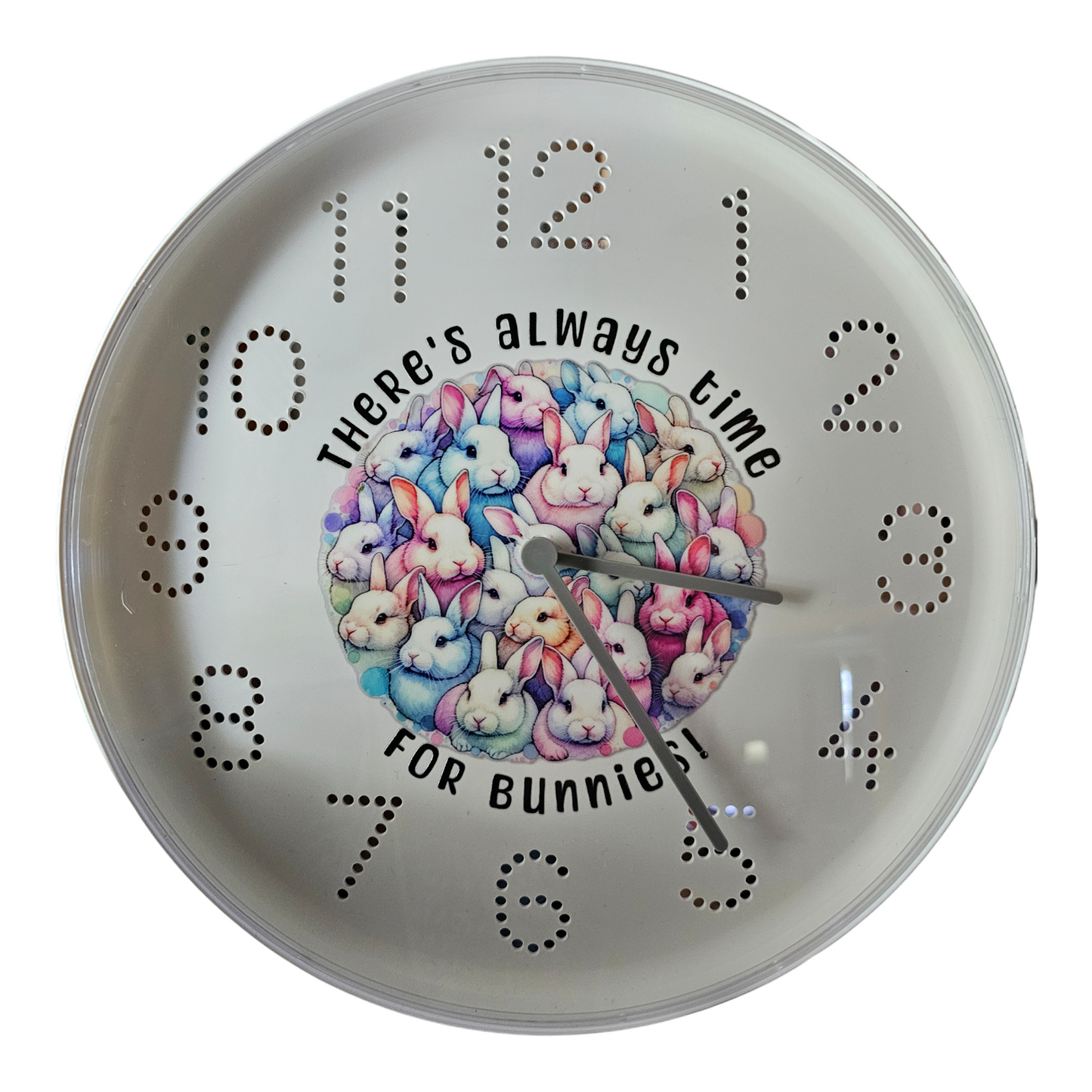 There's always time for bunnies clock