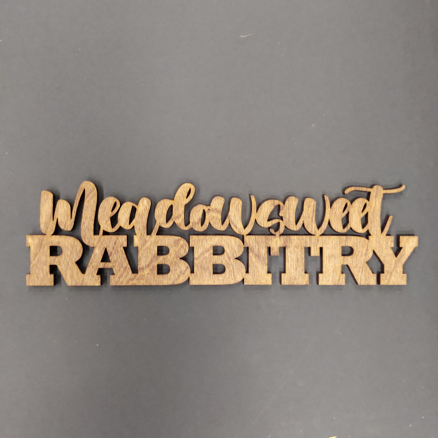 Custom Rabbitry sign